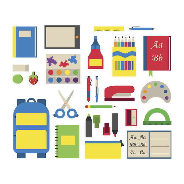 School Supplies Vector at Vectorified.com | Collection of School ...