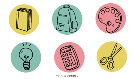 442x260 School Supplies Vector Graphics To Download