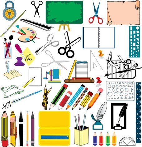 456x471 Free School Suppliess Clipart And Vector Graphics