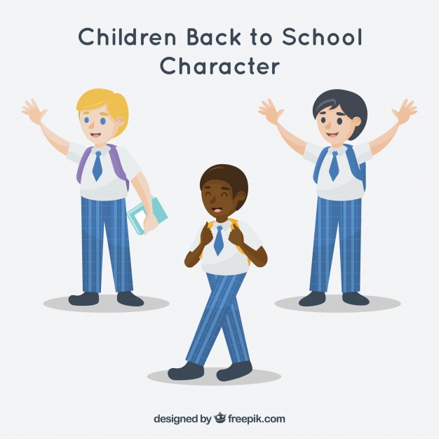 Pack Of Boy Wearing School Uniform Vector Free Download 626x626 Pack Of Boy Wearing School Uniform Vector Free Download
