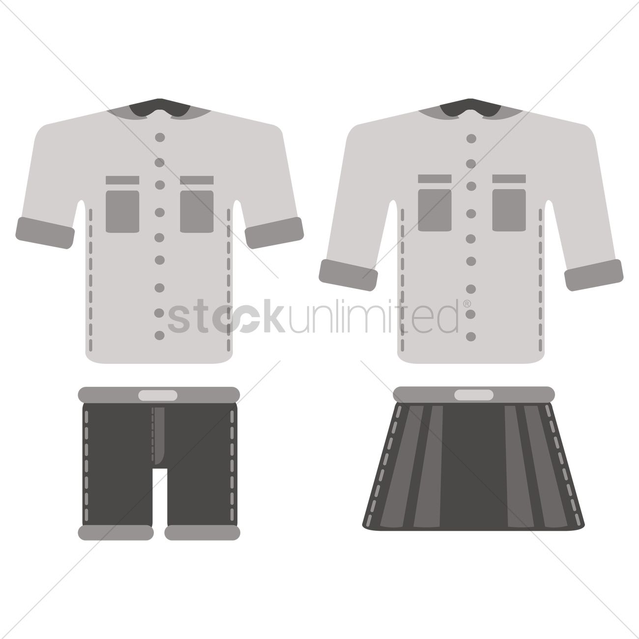 School Uniform Vector Image 1300x1300 School Uniform Vector Image