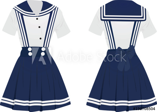School Uniform Vector Illustration 500x359 School Uniform Vector Illustration