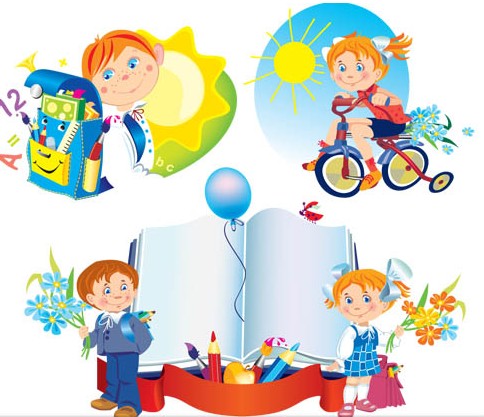 Children Go To School Vectors Free Download 484x417 Children Go To School Vectors Free Download