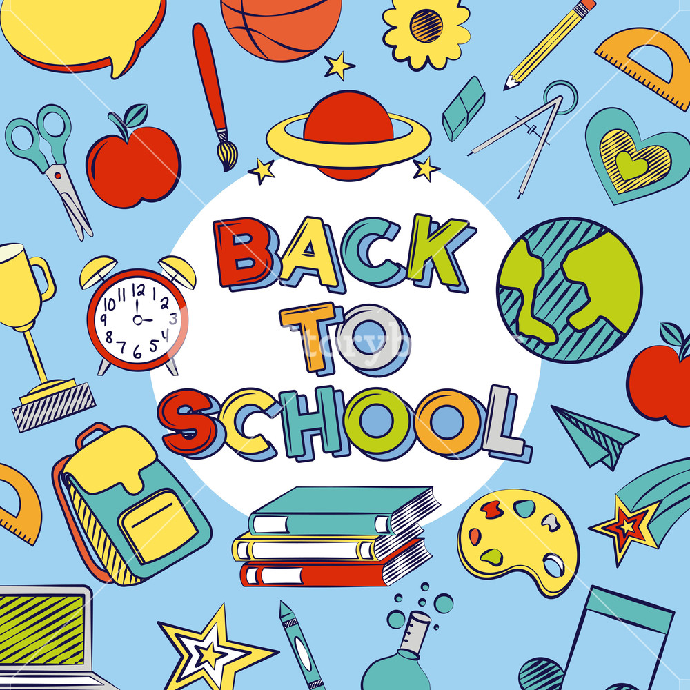 Background Science Math Literature Sport Back To School Vector 1000x1000 Background Science Math Literature Sport Back To School Vector