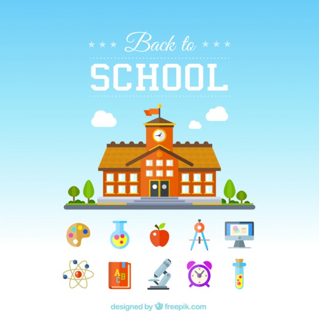Back To School Elements Vector Free Download 626x626 Back To School Elements Vector Free Download