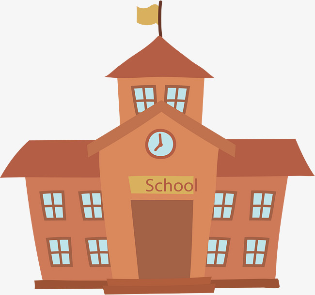 650x610 School Building, School Vector, Building