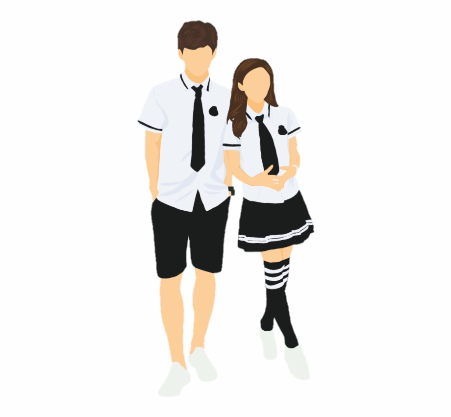 920x851 Couple School Vector Free Png Images Clipart Download
