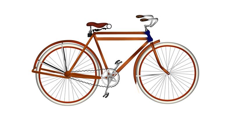 794x416 Retro Schwinn Bicycle Print Vector Art Etsy
