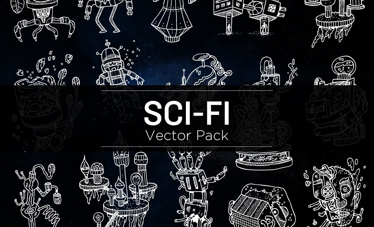 Sci Fi Vector Pack 1270x770 Sci Fi Vector Pack