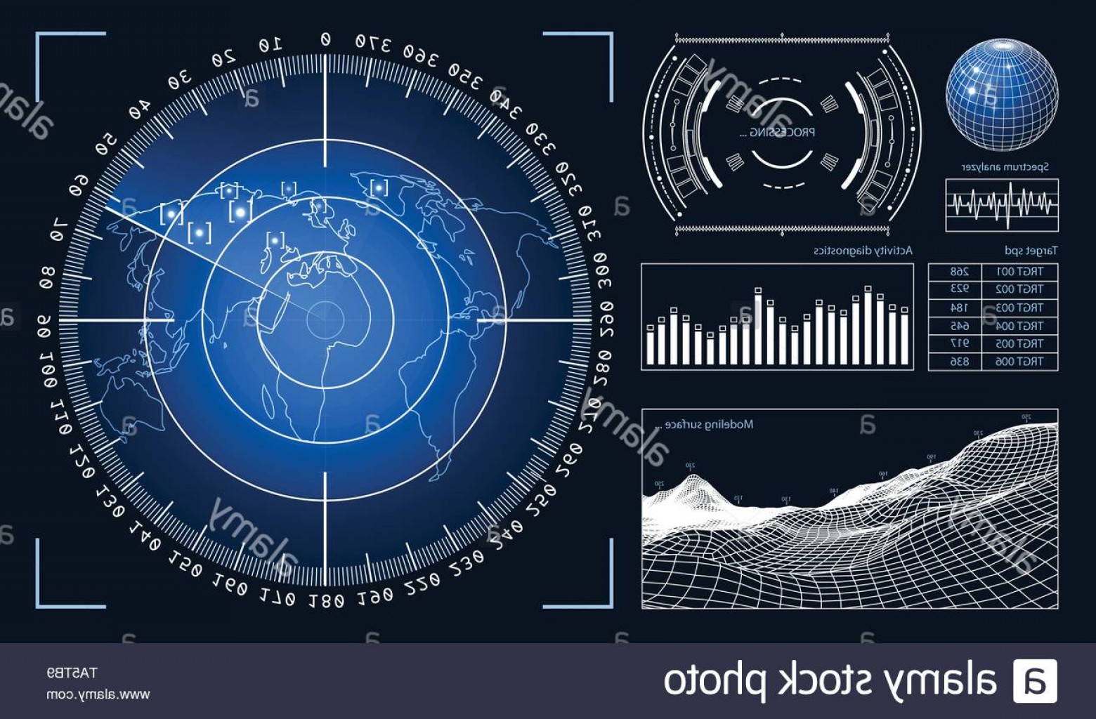 1560x1024 Futuristic User Interface Hud Tech Elements For Game Creation