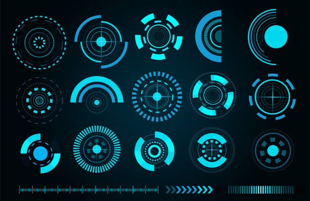 626x407 Sci Fi Futuristic User Interface Vector Premium Download
