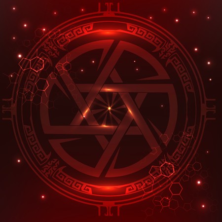 450x450 Sci Fi Futuristic User Interface Star Of David Sci Fi Vector