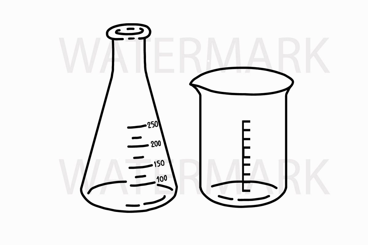 1200x800 Huge Collection Of 'science Beaker Drawing' Download More Than
