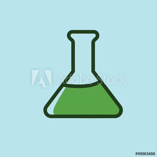 500x500 Laboratory Beaker Glass Icon Logo