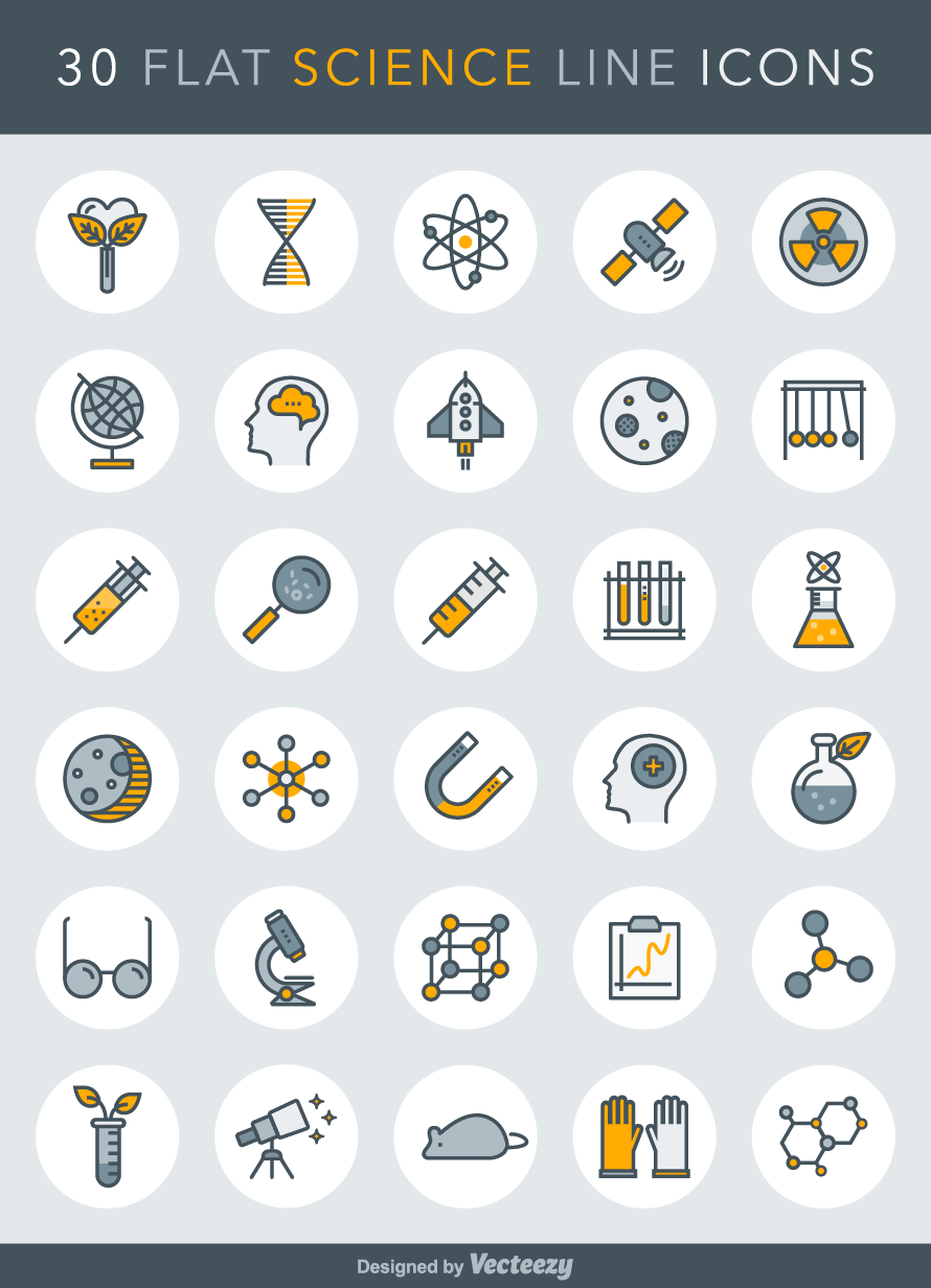 890x1232 Freebie Science Line Icons Codrops