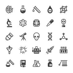 235x235 Best Science Icons Images In Vector Art, Clip Art, Pictures