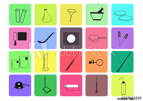 500x354 Science Lab Vector Icon Set,chemical Icons Set,chemical Laboratory