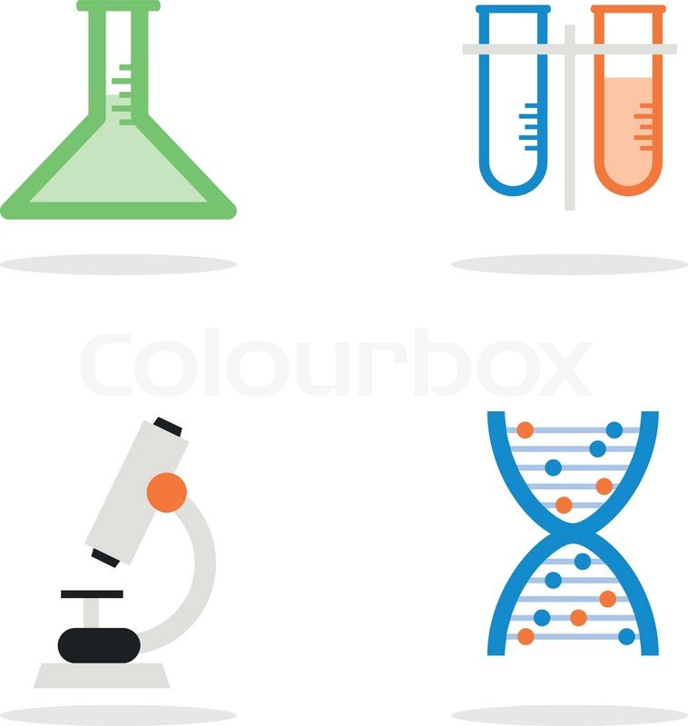 758x800 Science Lab Equipment And Symbol Stock Vector Colourbox
