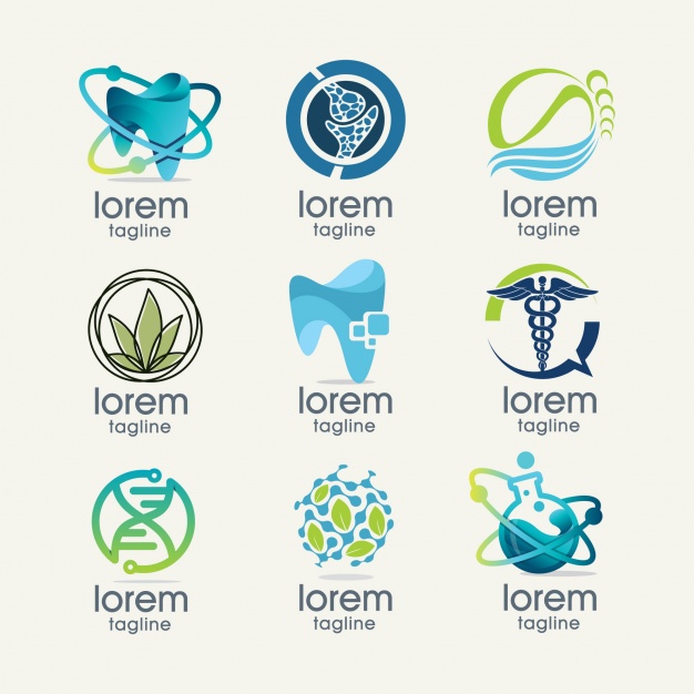 626x626 Science Logo Templates Collection Vector Free Download