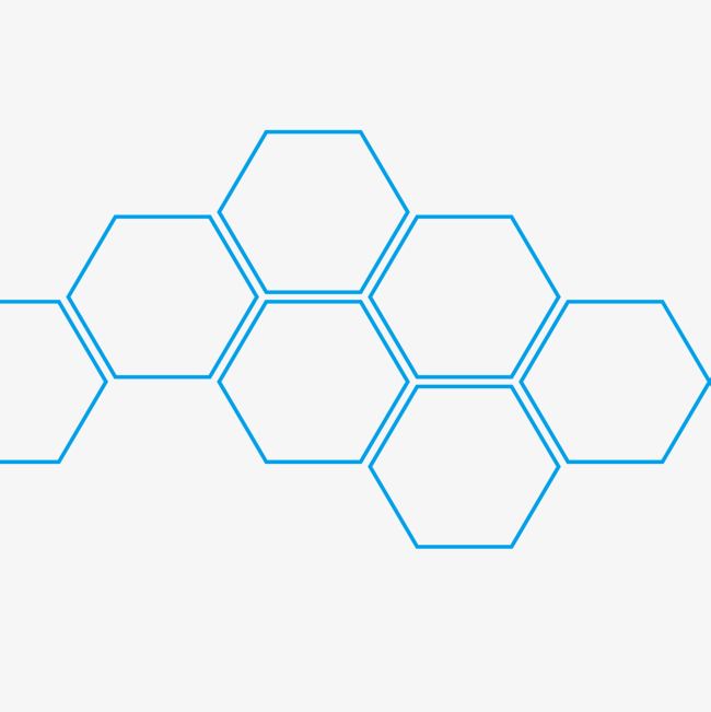 650x651 Science And Dynamic Blue Background, Hexagon, Dynamic Png