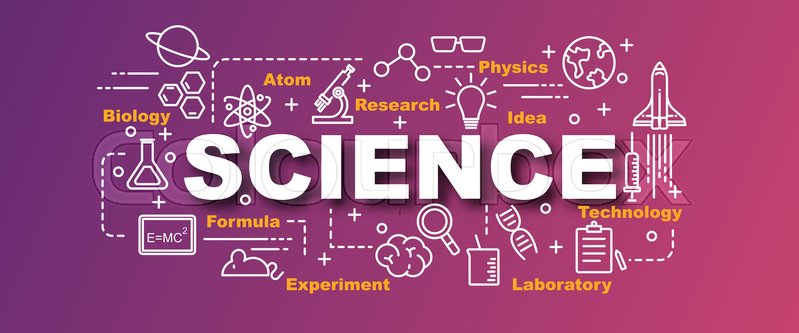 799x333 Science Vector Banner Design Concept, Stock Vector Colourbox