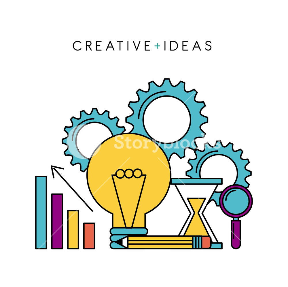 1000x995 Creative Ideas Business Knowledge Work Solution Science Vector