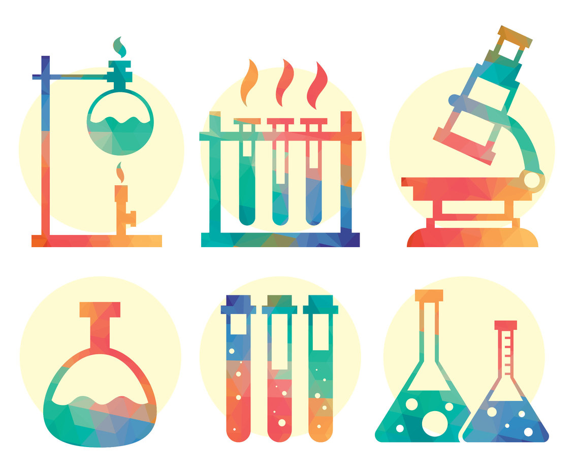 1136x936 Colorful Science Element Vector Vector Art Graphics