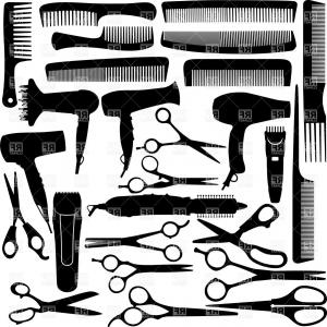 300x300 Hairdressing Scissors And Comb Gm Hoodamathrun