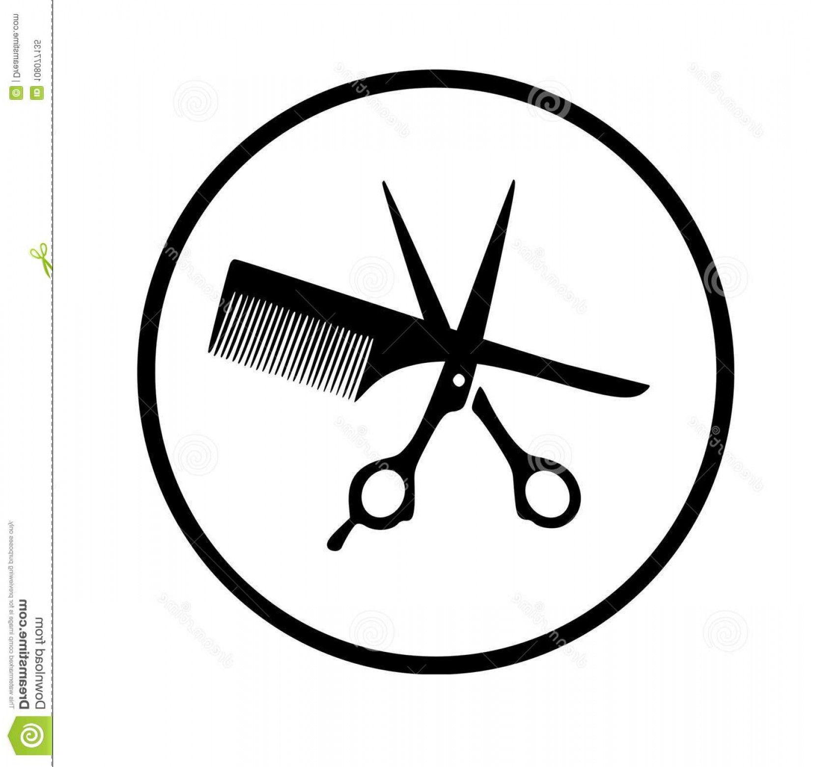 Scissors And Comb Vector at Vectorified.com | Collection of Scissors ...