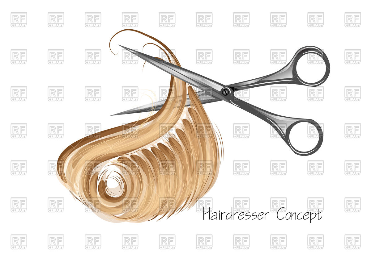 1200x849 Hairdresser Scissors And Hair Vector Image Of Beauty, Fashion