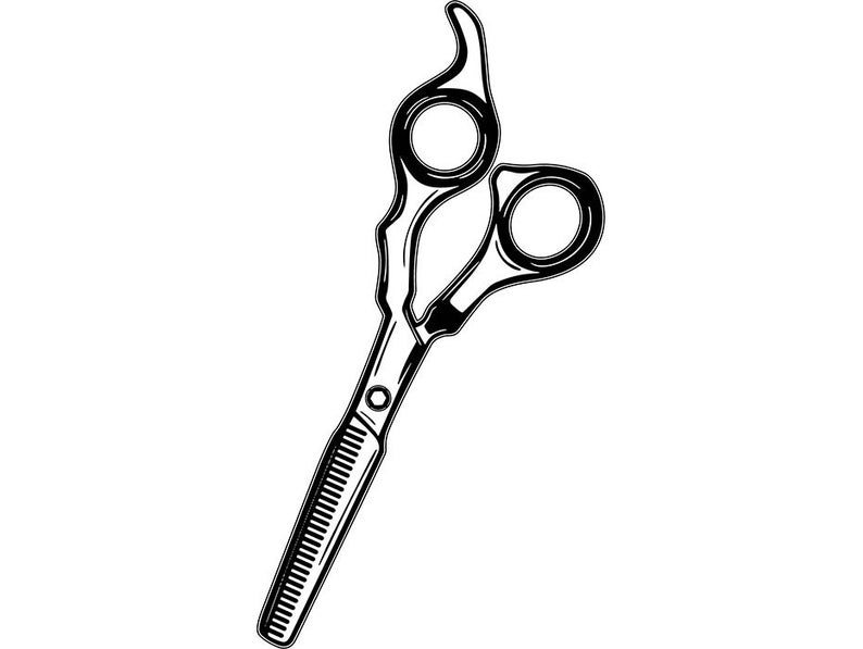 794x597 Scissors Hair Accessories Barber Stylish Barbershop Fashion Etsy