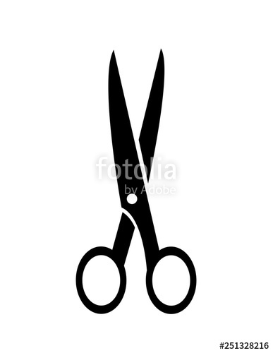 387x500 Scissors Icon Vector Illustration Stock Image And Royalty Free