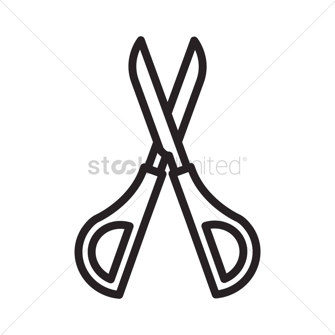 1300x1300 Scissors Icon Vector Image