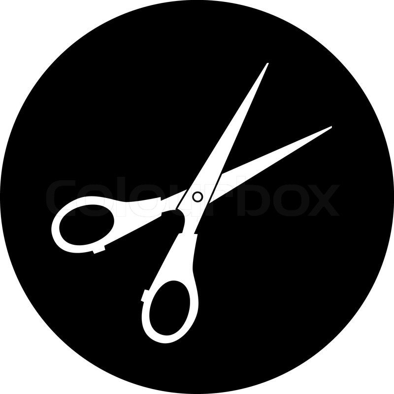 800x800 Vector Icon Of Scissors All Layers Are Stock Vector Colourbox