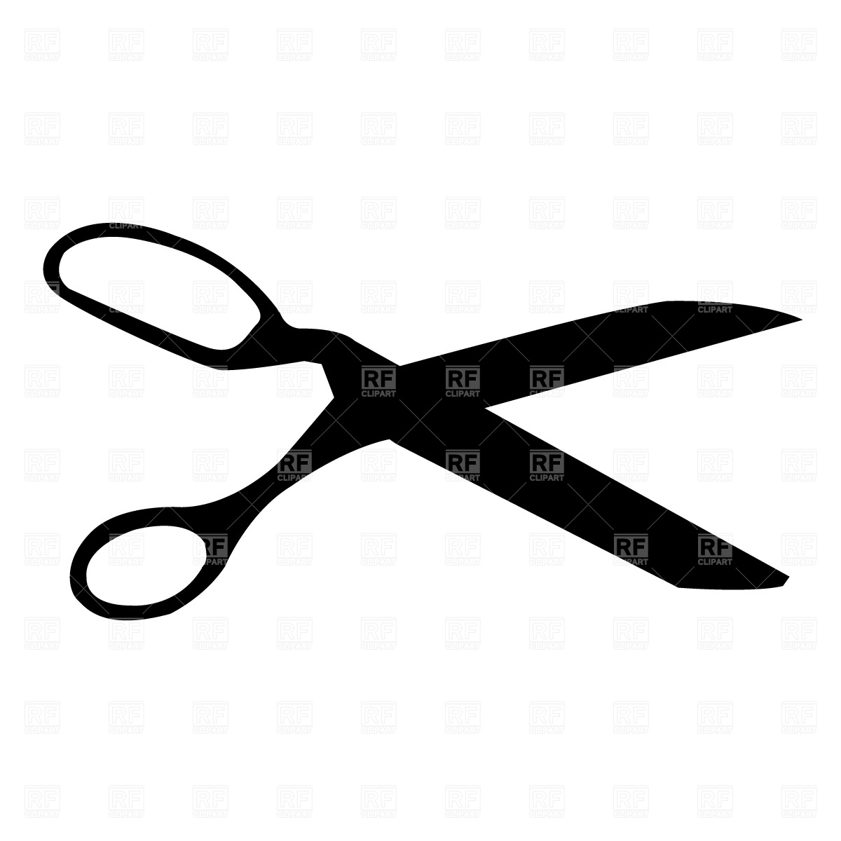 1200x1200 Retro Scissors Silhouette Free Vector Image Vector Artwork