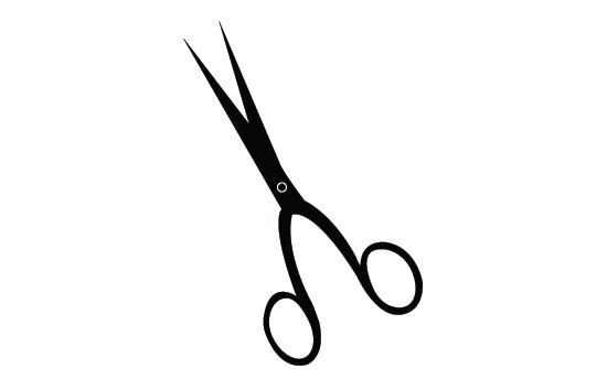 550x354 Scissors Silhouette Vectors Medical Vector Graphics Silhouette