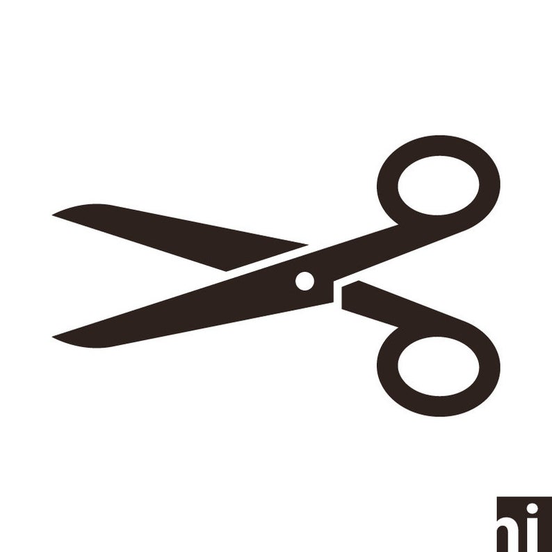 794x794 Scissors Scissors Vector Scissors Silhouette Scissors Etsy
