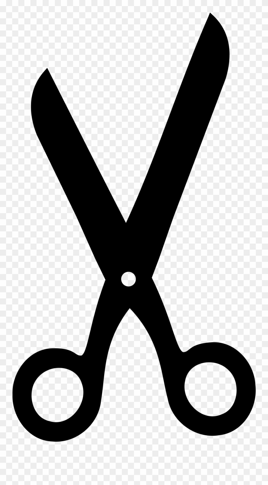 880x1593 Vector Transparent Stock Clipart Scissors