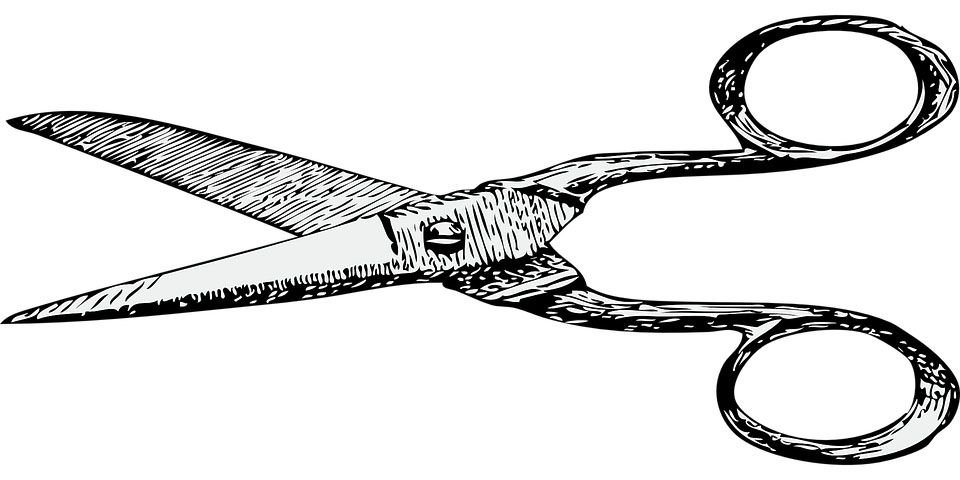 960x480 Scissors Vector