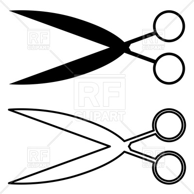 400x400 Scissors Vector Image Of Signs, Symbols, Maps