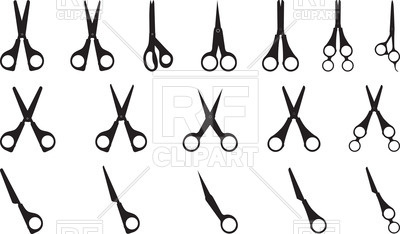400x234 Set Of Scissors Vector Image Of Objects