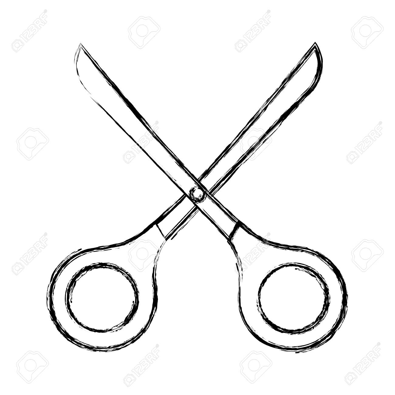 1300x1300 Drawing Of A Scissors Vector Cad Pair Free Pages Simple Medical