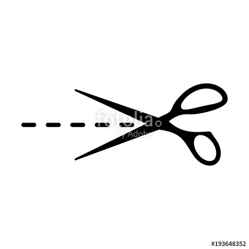 500x500 Scissors Vector Icon Stock Image And Royalty Free Vector