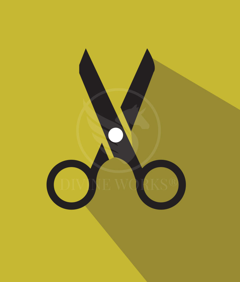 768x900 Free Scissor Vector Illustration
