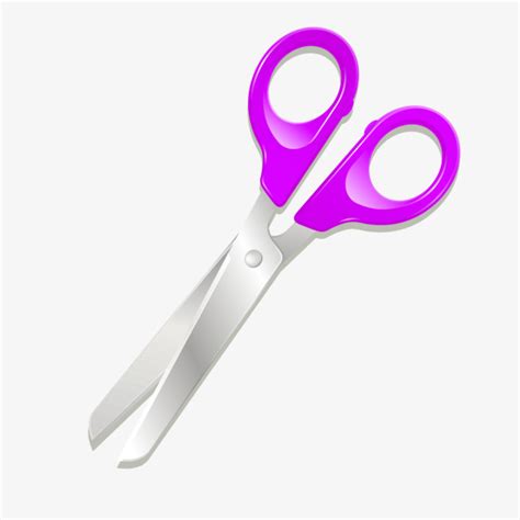 474x474 Purple Cartoon Scissors
