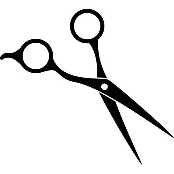 570x570 Hair Scissors Clipart