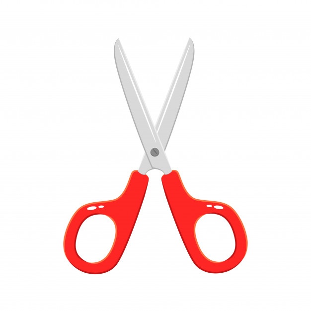 626x626 Scissors Cartoon Vector Premium Download
