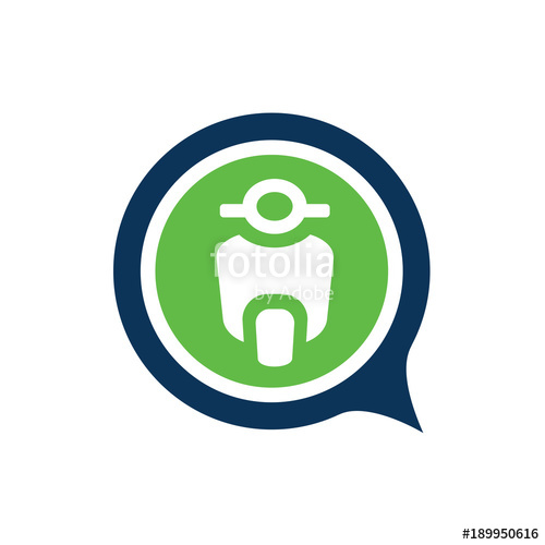 500x500 Motorcycle Scooter Logo Stock Image And Royalty Free Vector