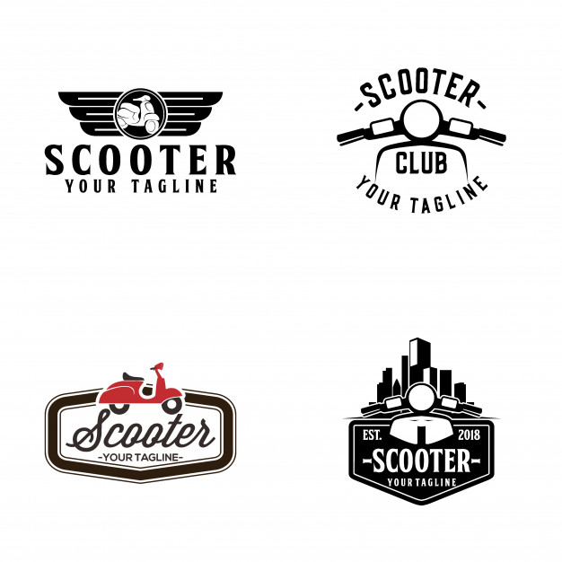 626x626 Scooter Logo Design Vector Premium Download