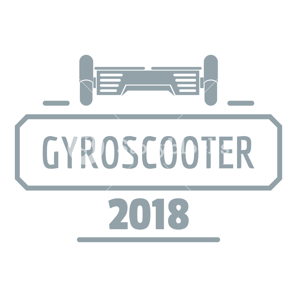 1000x1000 Travel Gyro Scooter Logo Simple Illustration Of Travel Gyro